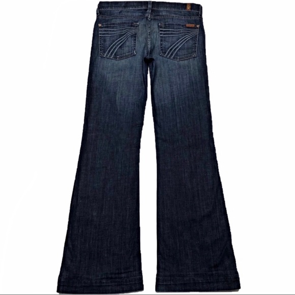 7 For All Mankind Denim - 7 For All Mankind Dojo 30X35 XL Long Flare Jeans